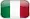 Menü italienischen Flagge
